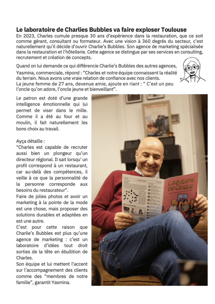 La gazette de charlie janvier 2025