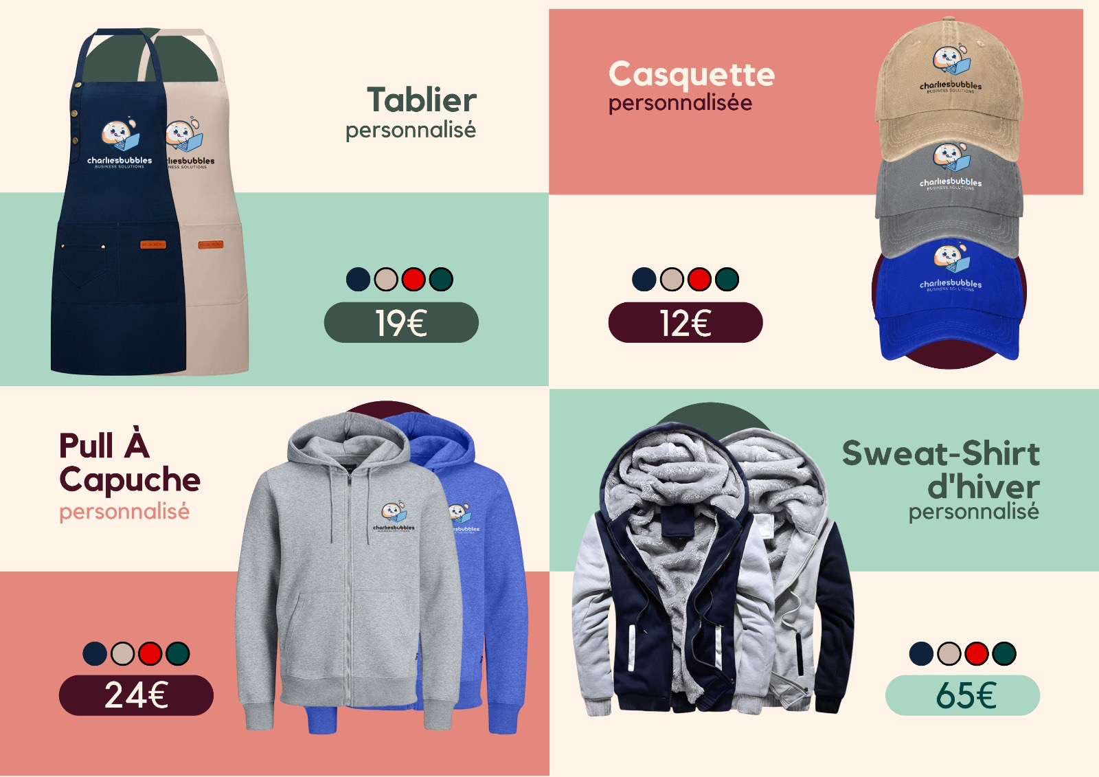 charlies bubbles personnalisation d objets